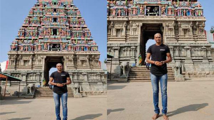 முருகன் கோயிலில் மொட்டை போட்ட நடராஜன்! ஏன் தெரியுமா?